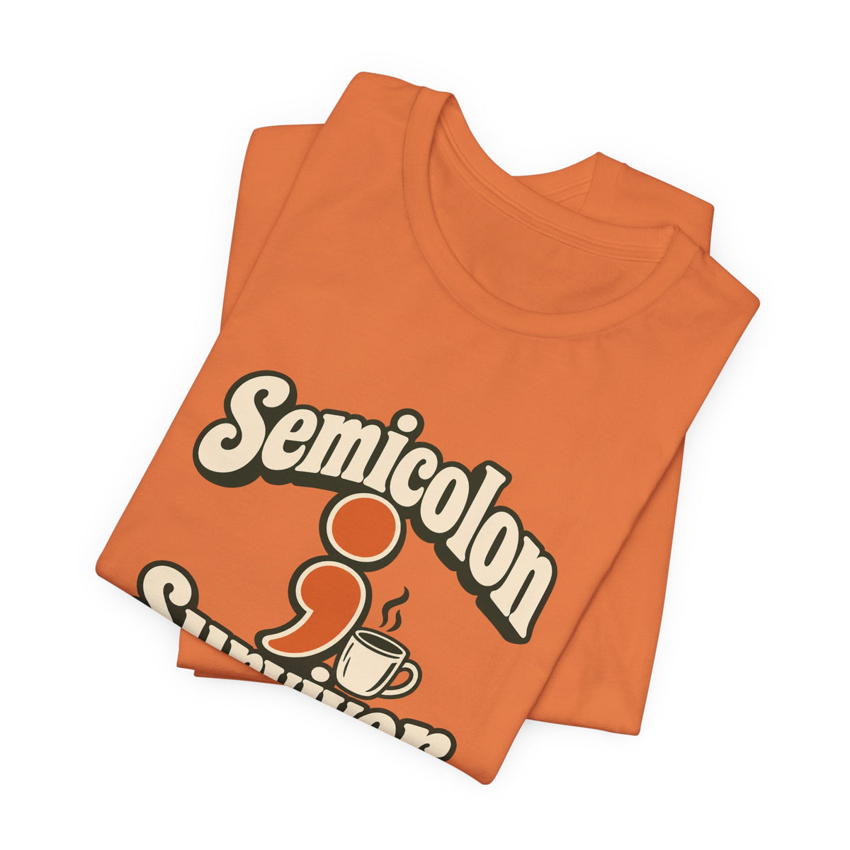 Semicolon Survivor Dev Tee