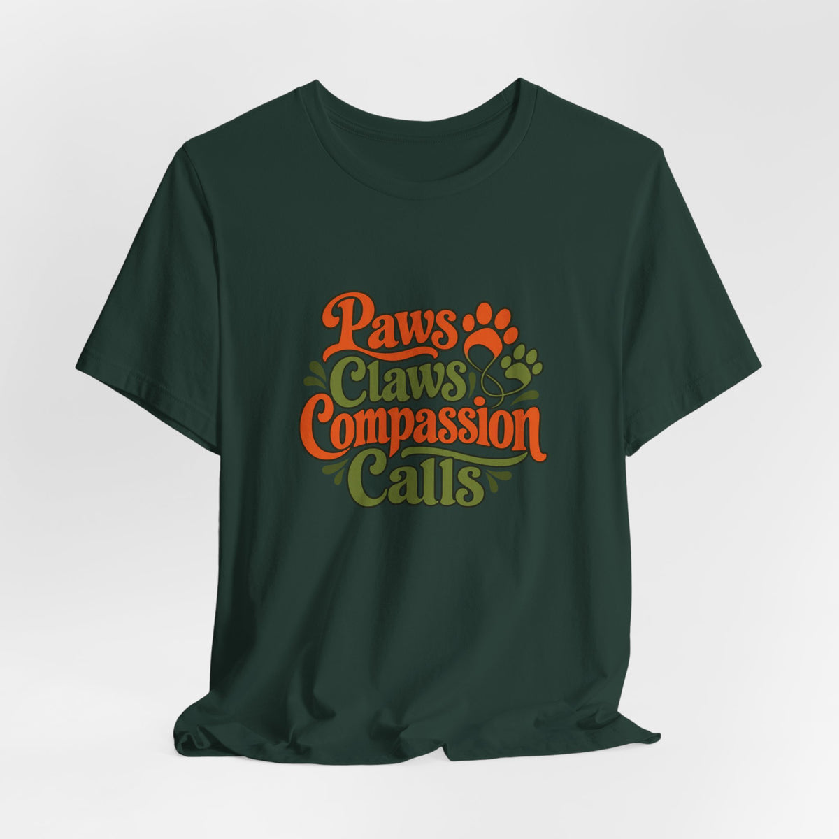 Paws Claws Compassion Vet Tee