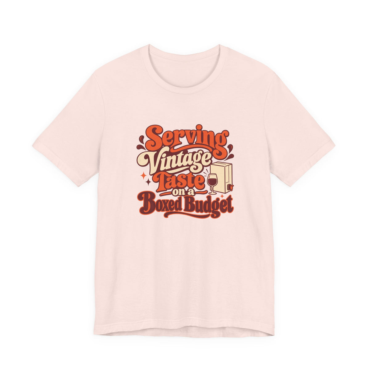 Boxed Budget Wine Tee
