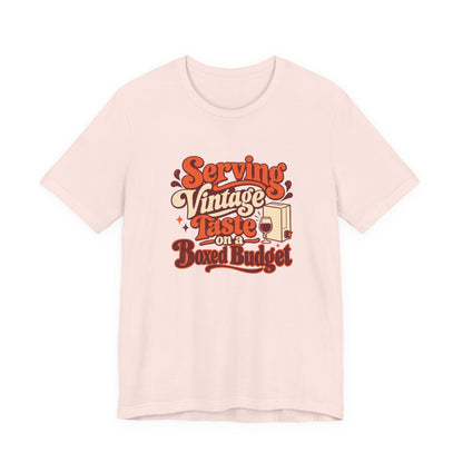 Boxed Budget Wine Tee