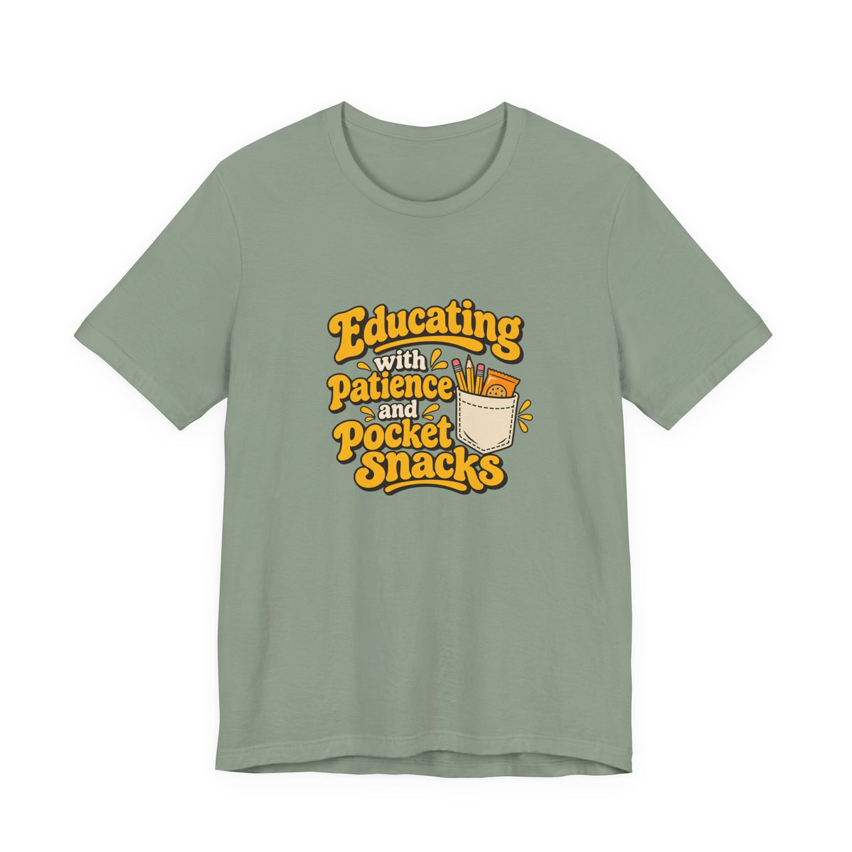 Pocket Snacks Teacher Vintage Tee