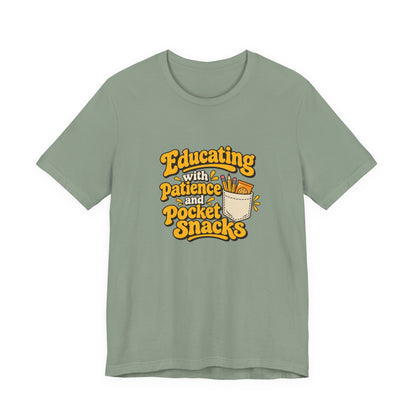 Pocket Snacks Teacher Vintage Tee