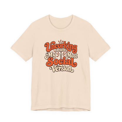 Social Version Wine Shirt