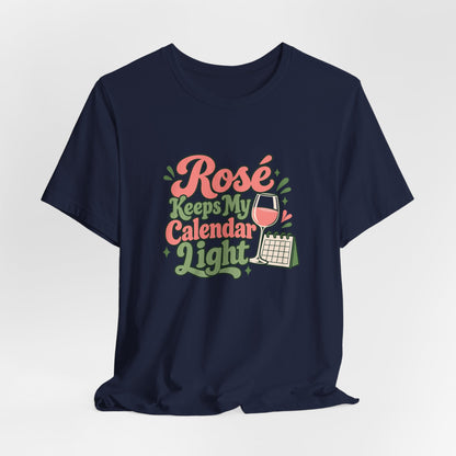 Rosé Calendar Retro Tee