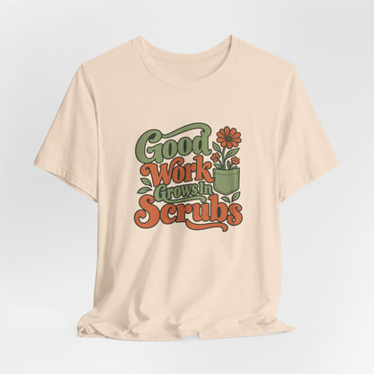 Scrub Life Bloom Retro Tee