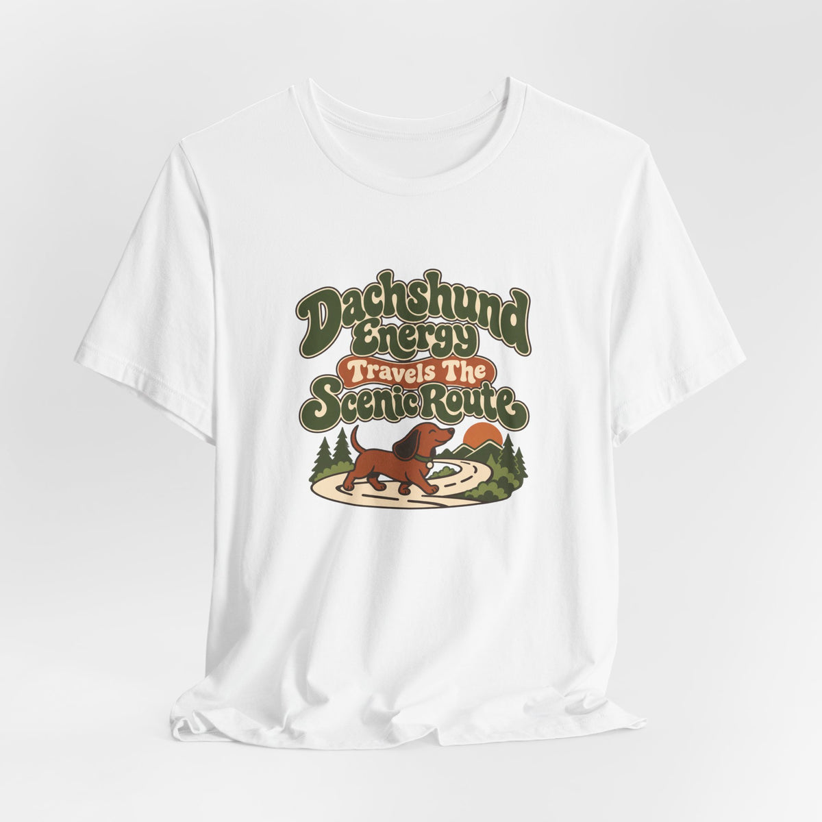 Scenic Route Dachshund Shirt