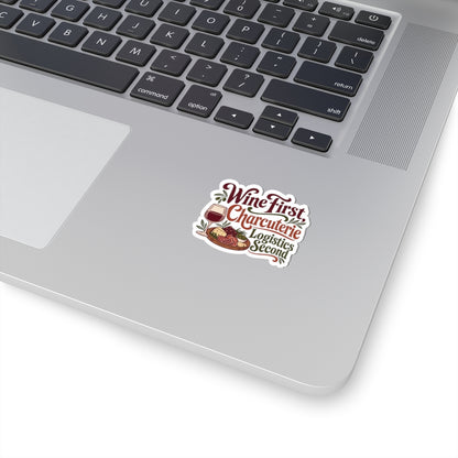 Charcuterie Logistics Wine Sticker
