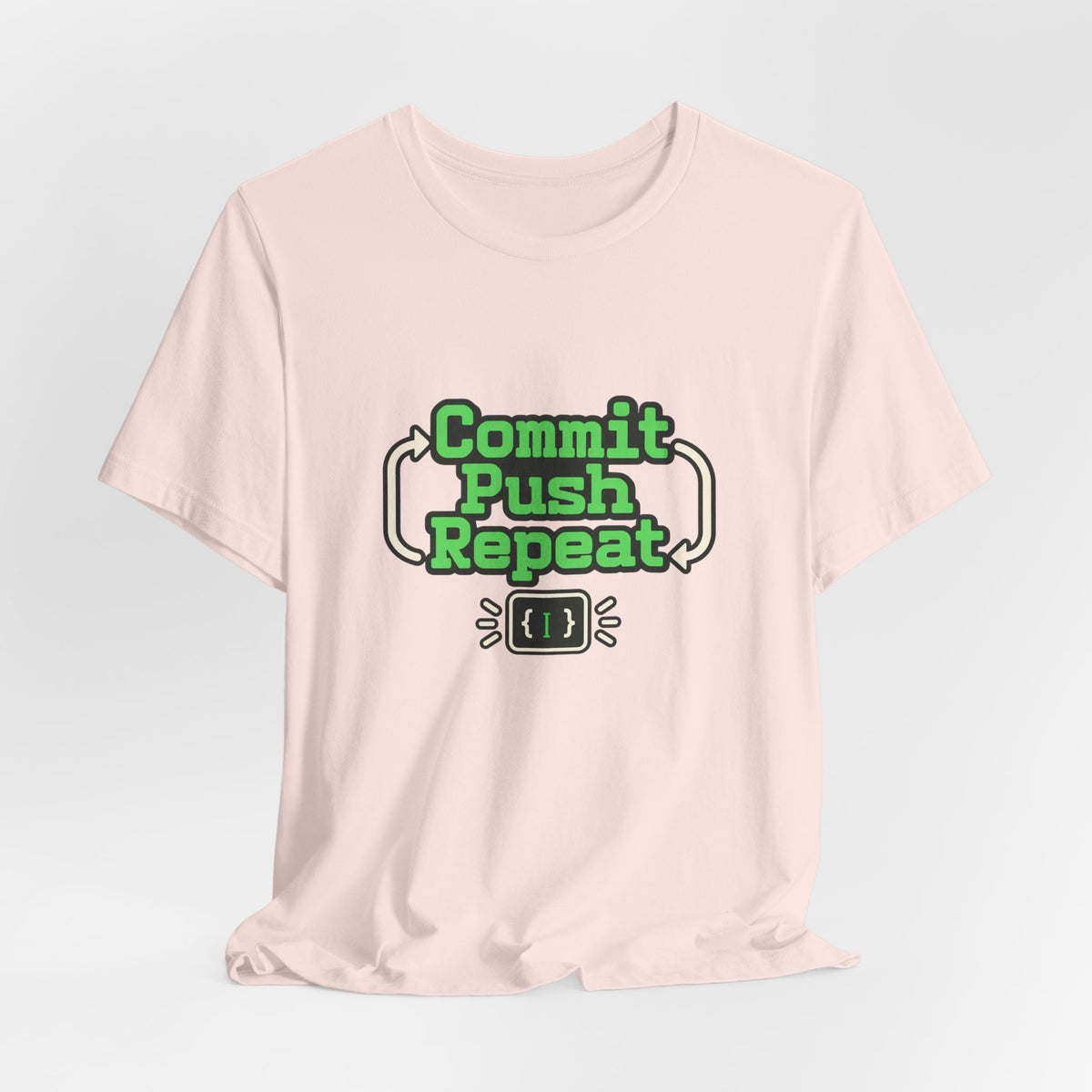 Commit Push Repeat Programmer Tee