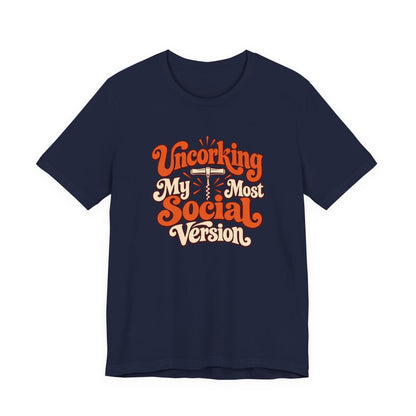 Social Version Wine Shirt