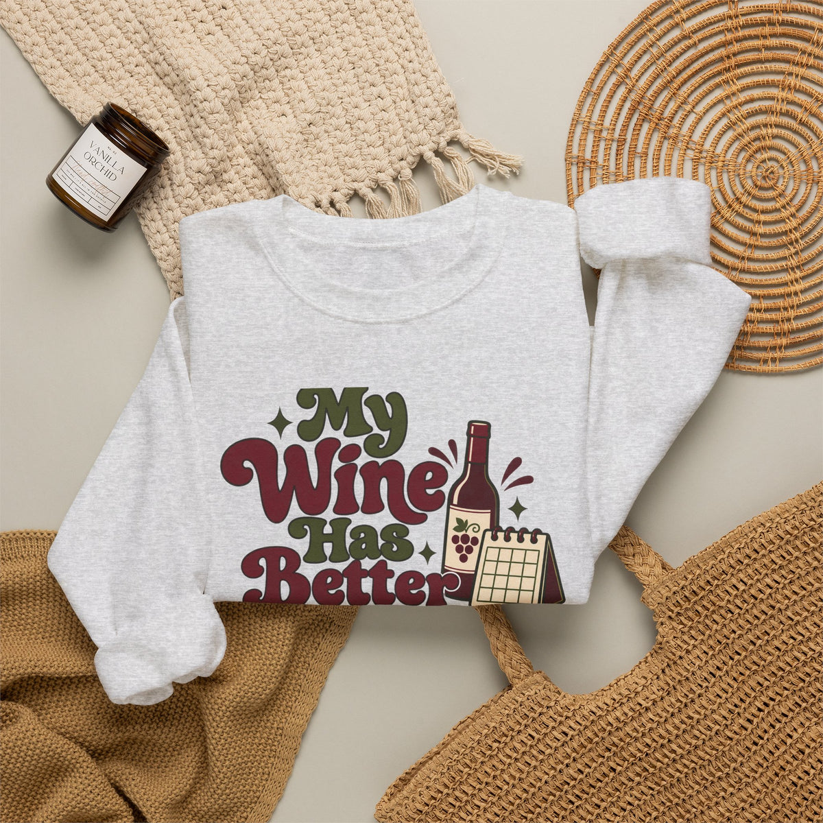 Weekend Wine Plans Sweatshirt