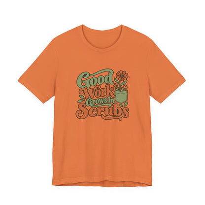 Scrub Life Bloom Retro Tee