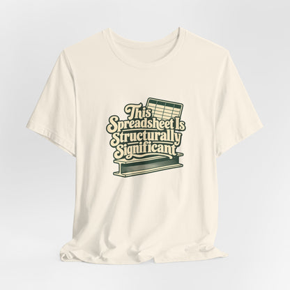 Spreadsheet Structural Support Tee