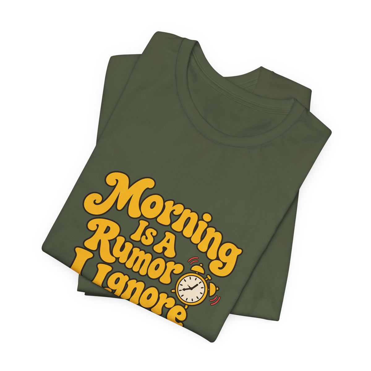 Morning Rumor Retro Humor Tee