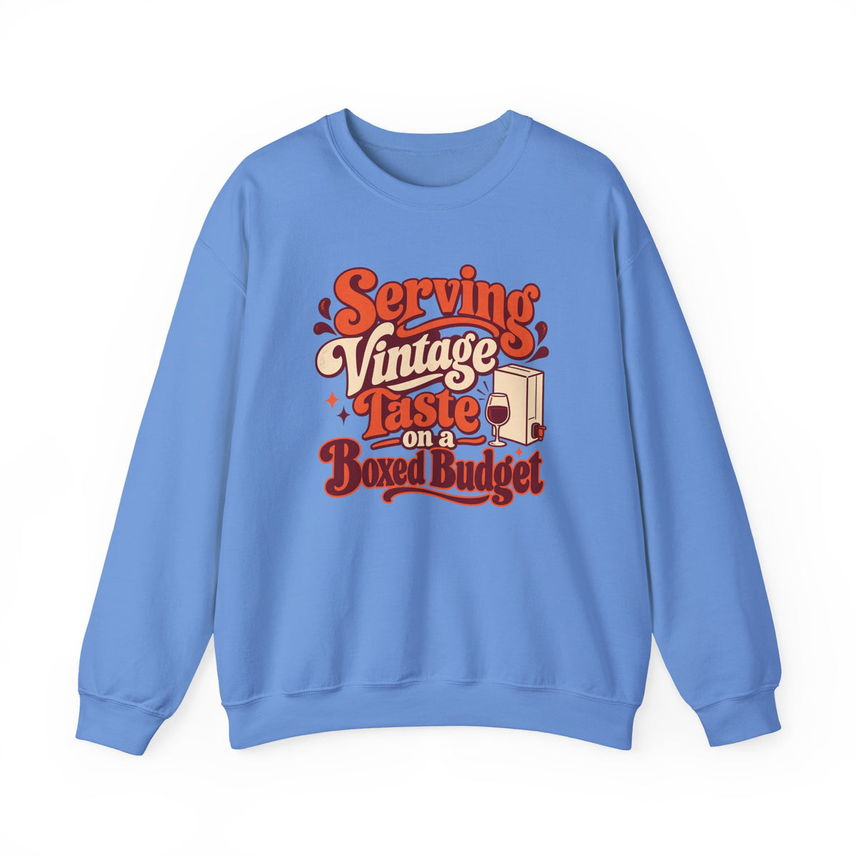 Boxed Budget Wine Sweatshirt