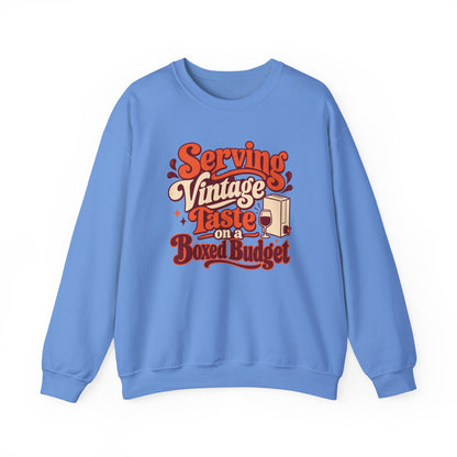 Boxed Budget Wine Sweatshirt