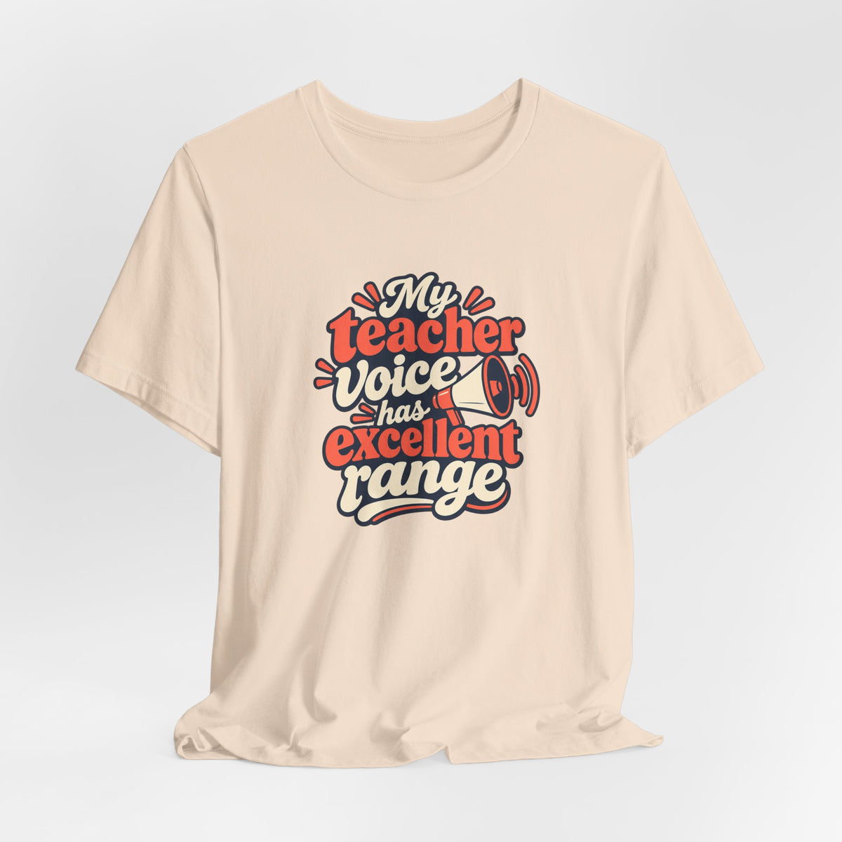 Teacher Voice Range Retro Shirt