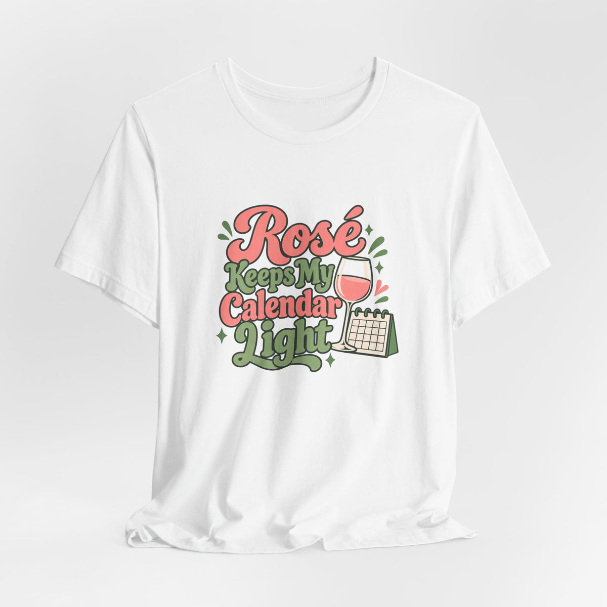 Rosé Calendar Retro Tee