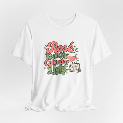Rosé Calendar Retro Tee
