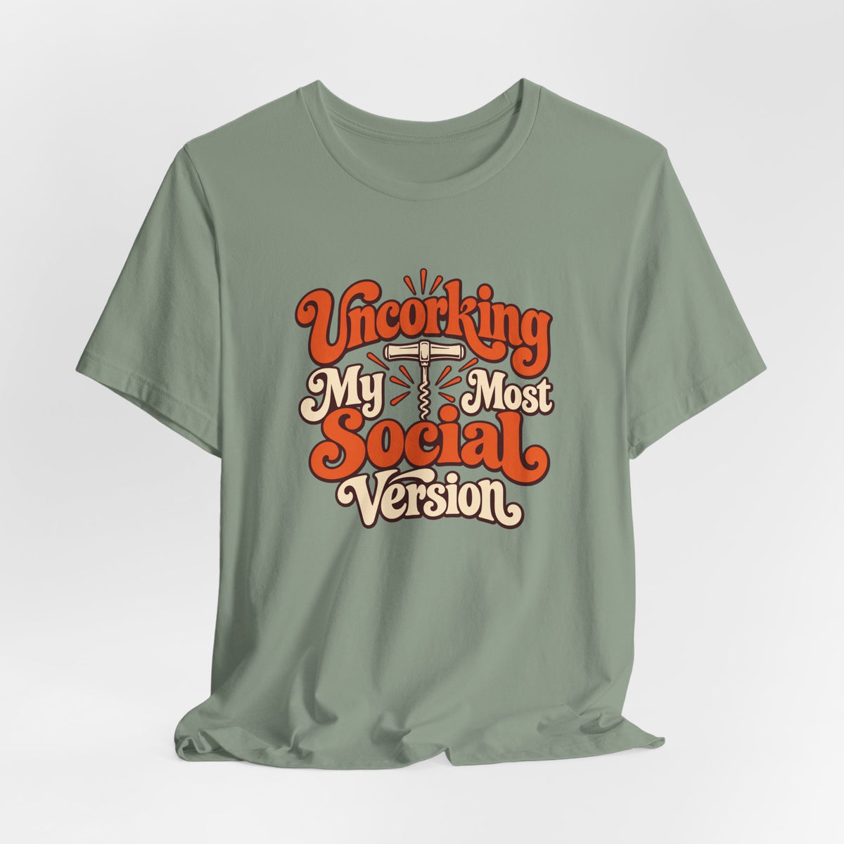 Social Version Wine Shirt
