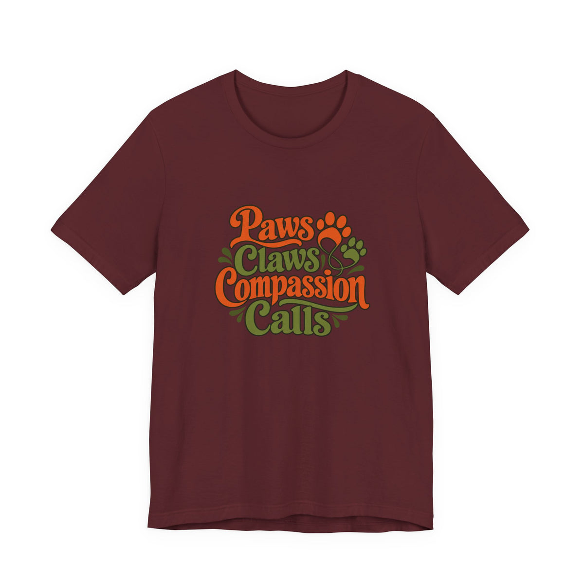 Paws Claws Compassion Vet Tee