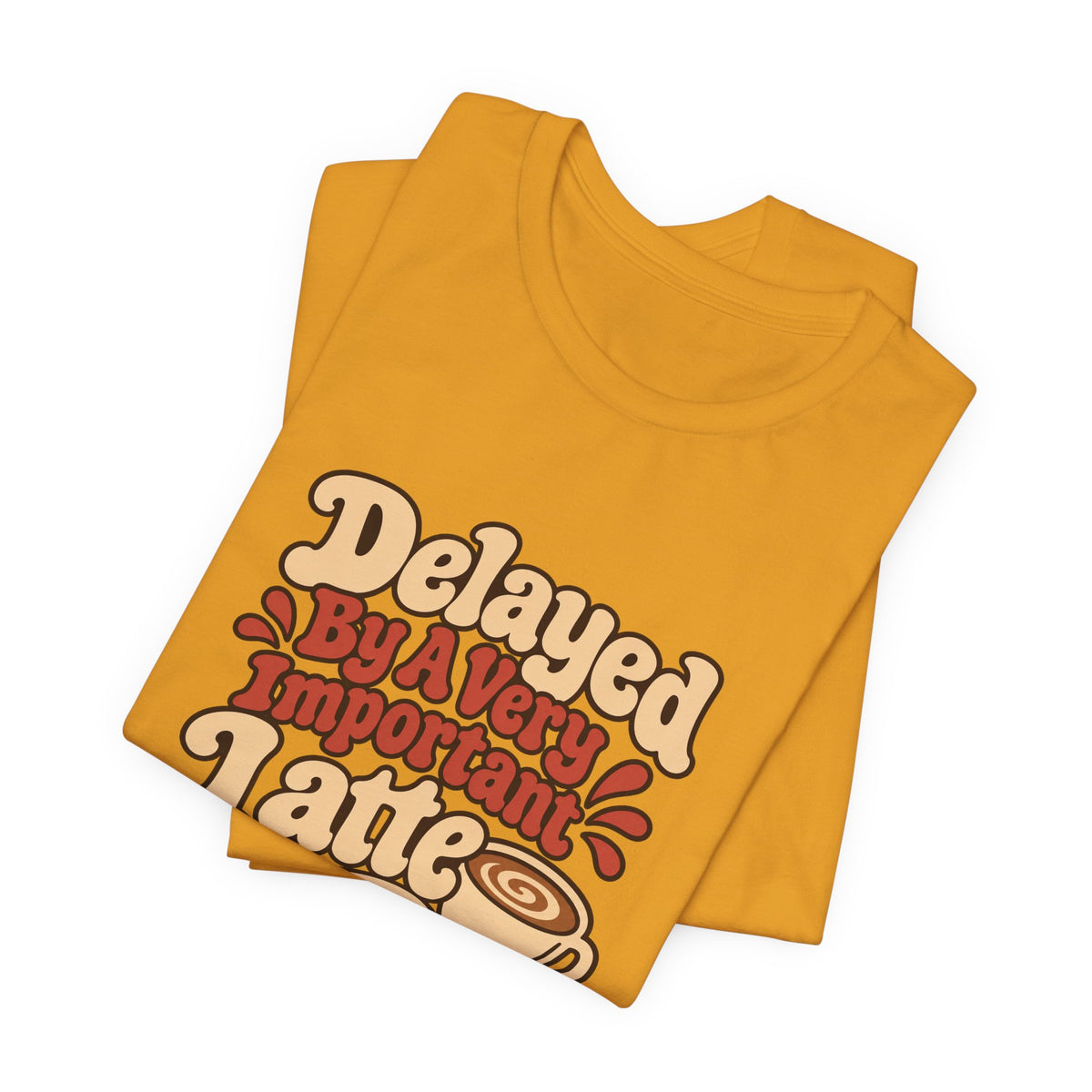 Latte Delay Retro Tee