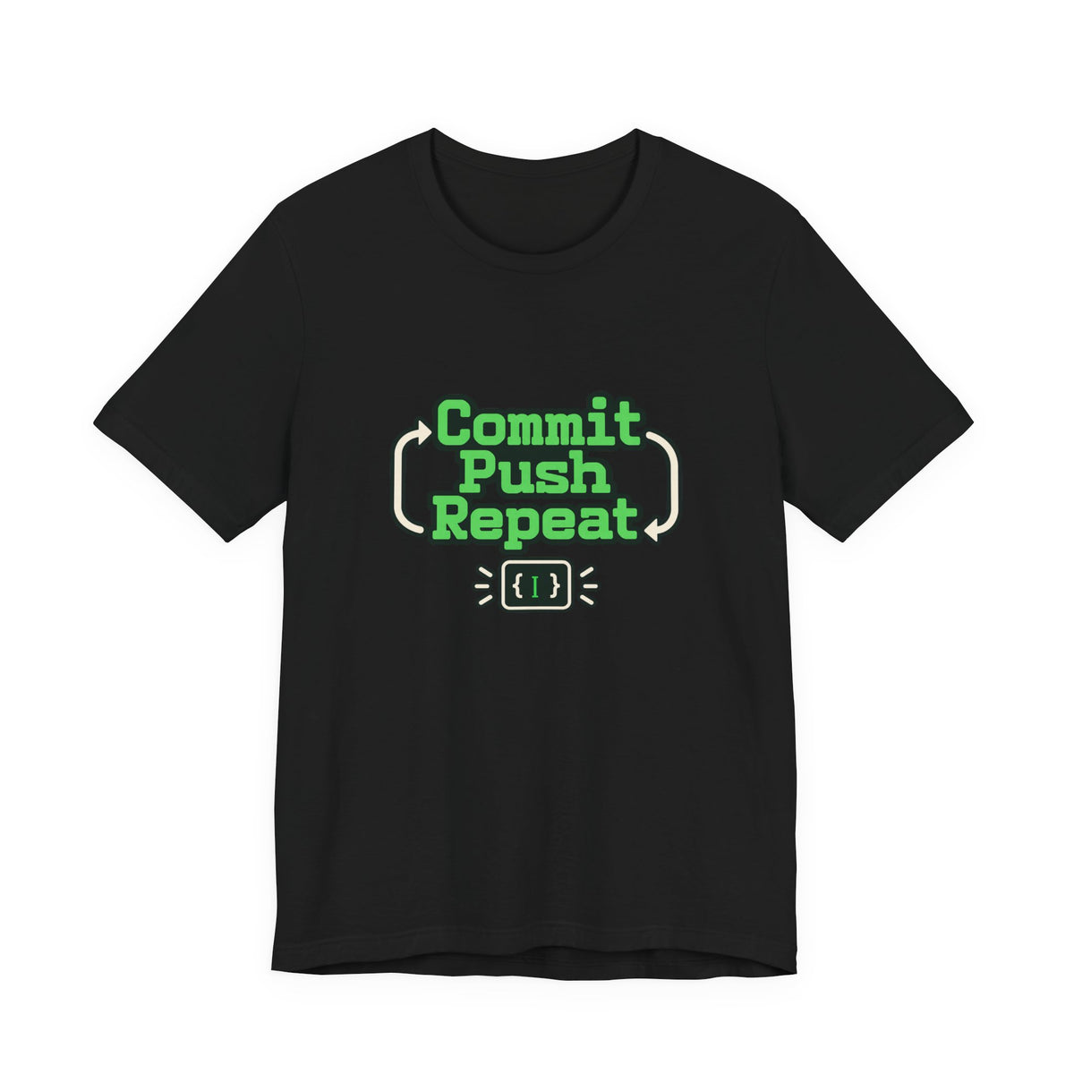 Commit Push Repeat Programmer Tee
