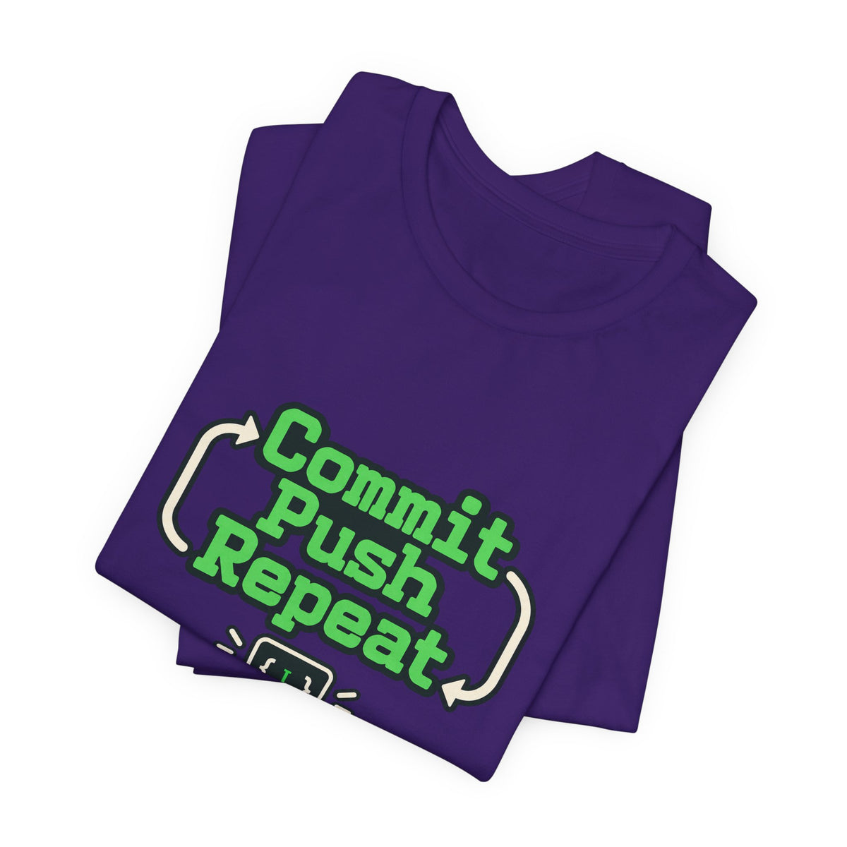 Commit Push Repeat Programmer Tee