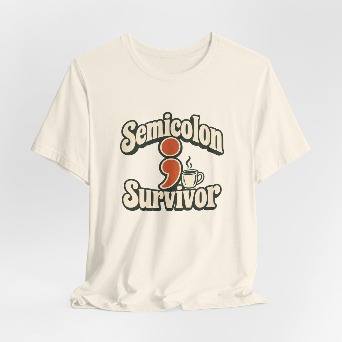Semicolon Survivor Dev Tee
