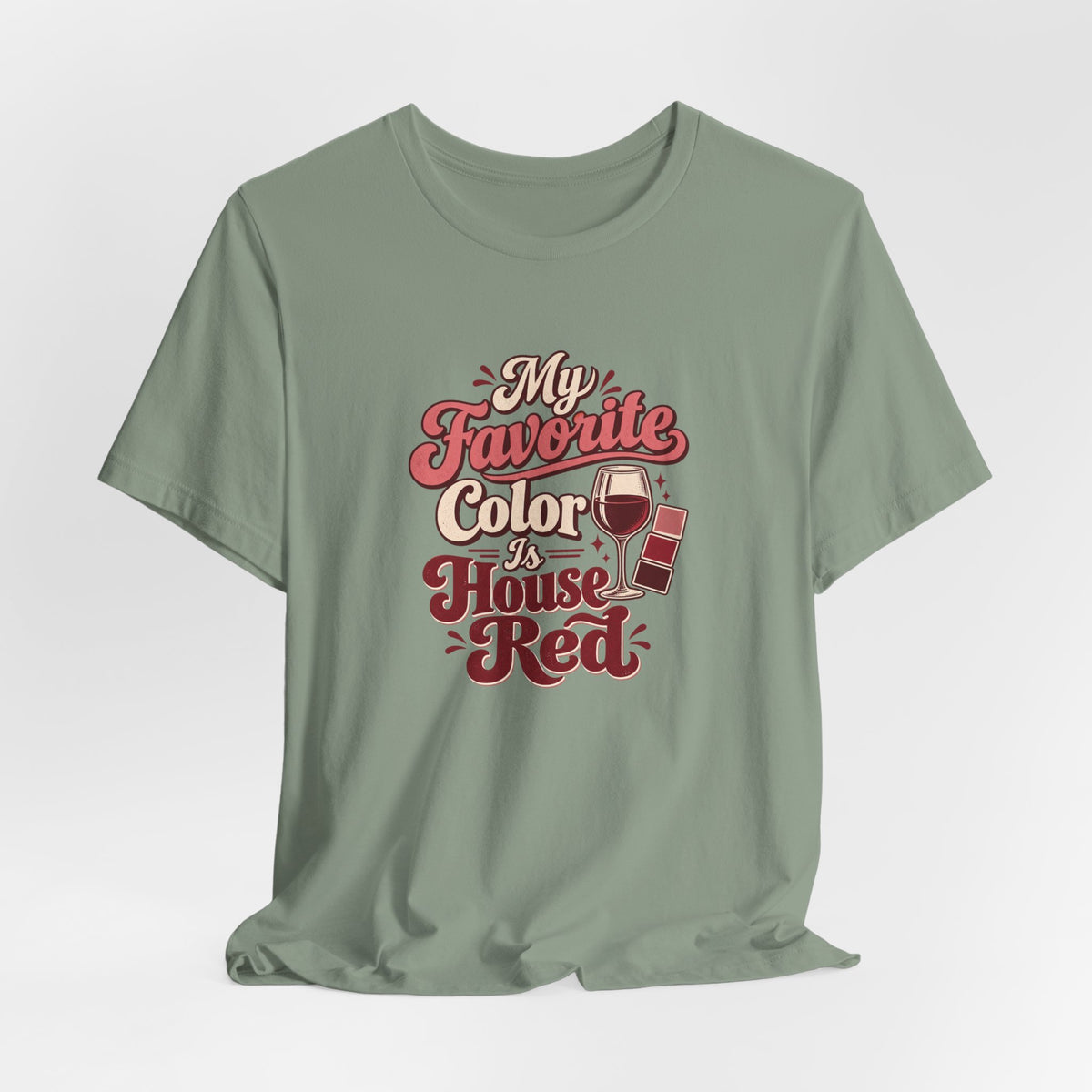 House Red Color Club Tee