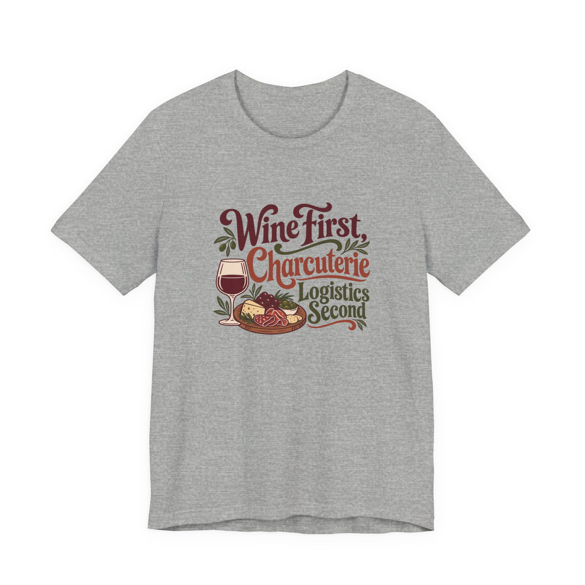 Charcuterie Logistics Wine Shirt