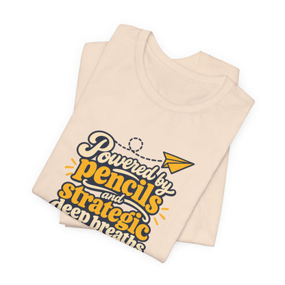 Strategic Deep Breaths Teacher Tee
