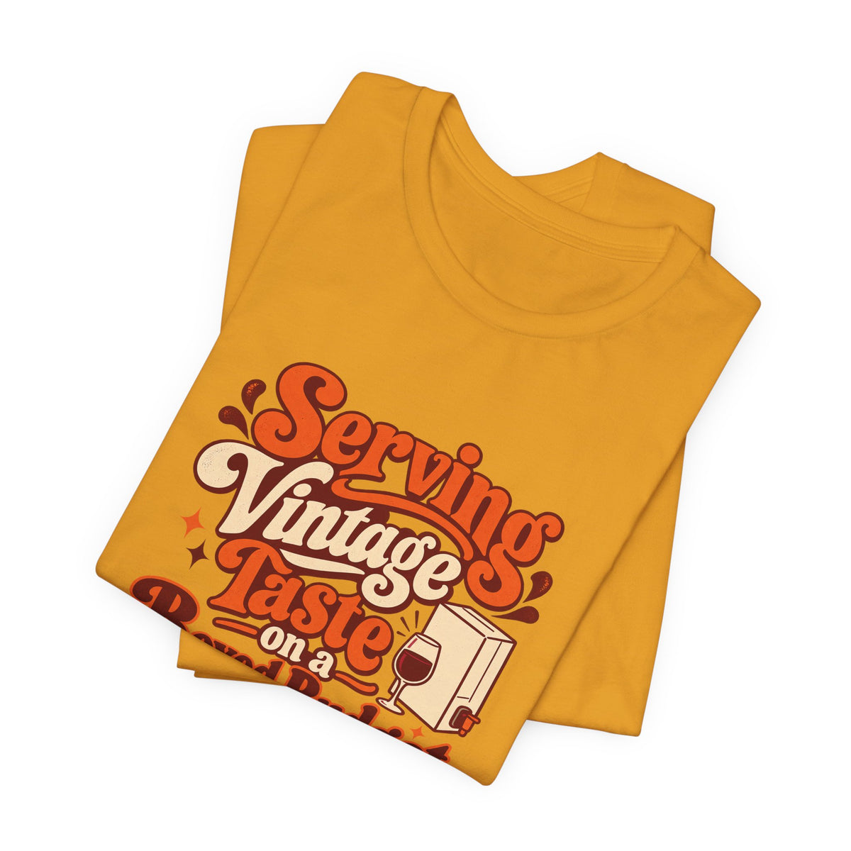 Boxed Budget Wine Tee