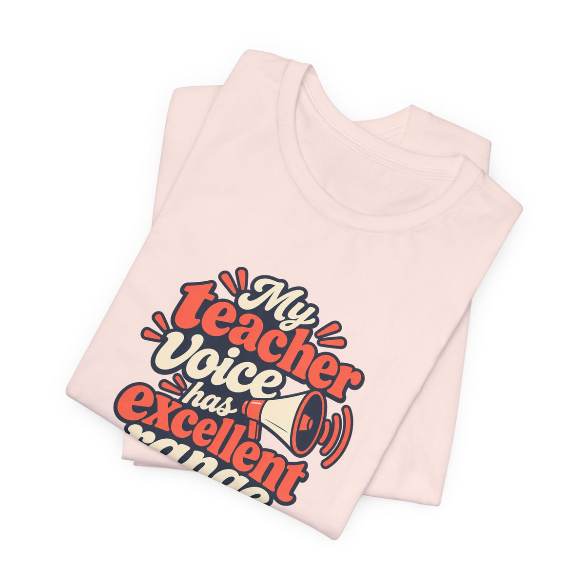 Teacher Voice Range Retro Shirt