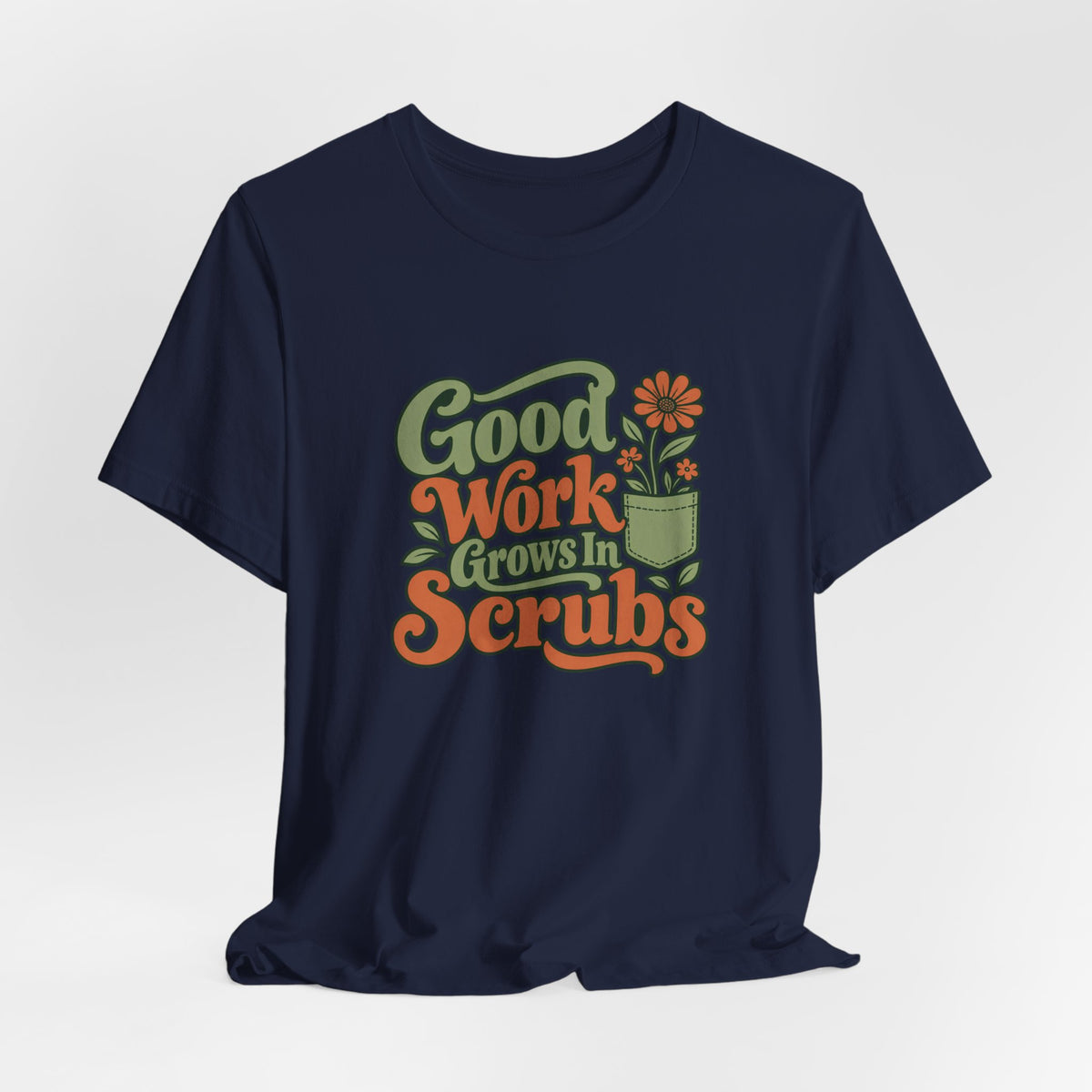Scrub Life Bloom Retro Tee