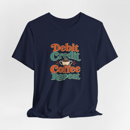 Debits Credits Coffee Tee