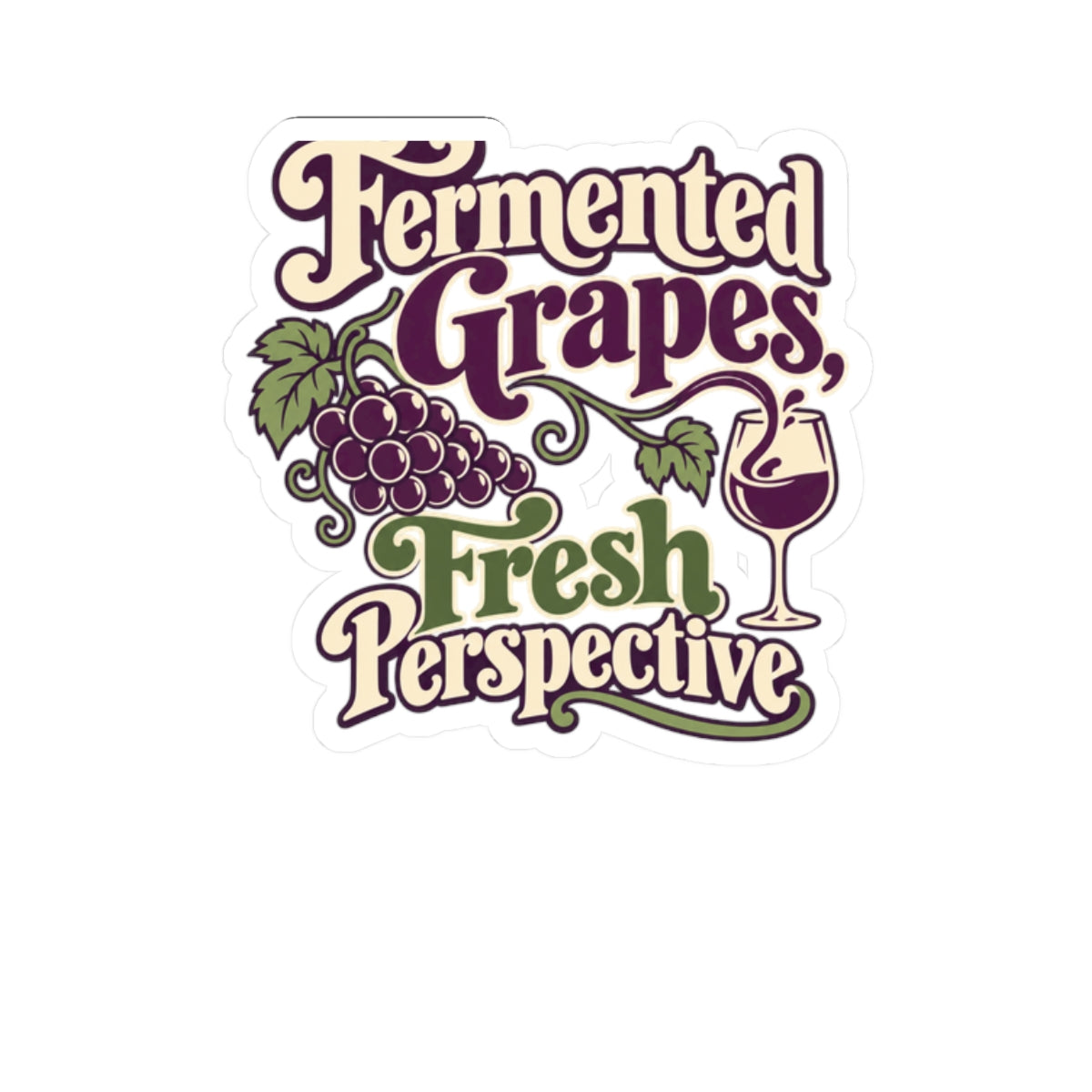 Fresh Perspective Wine Sticker