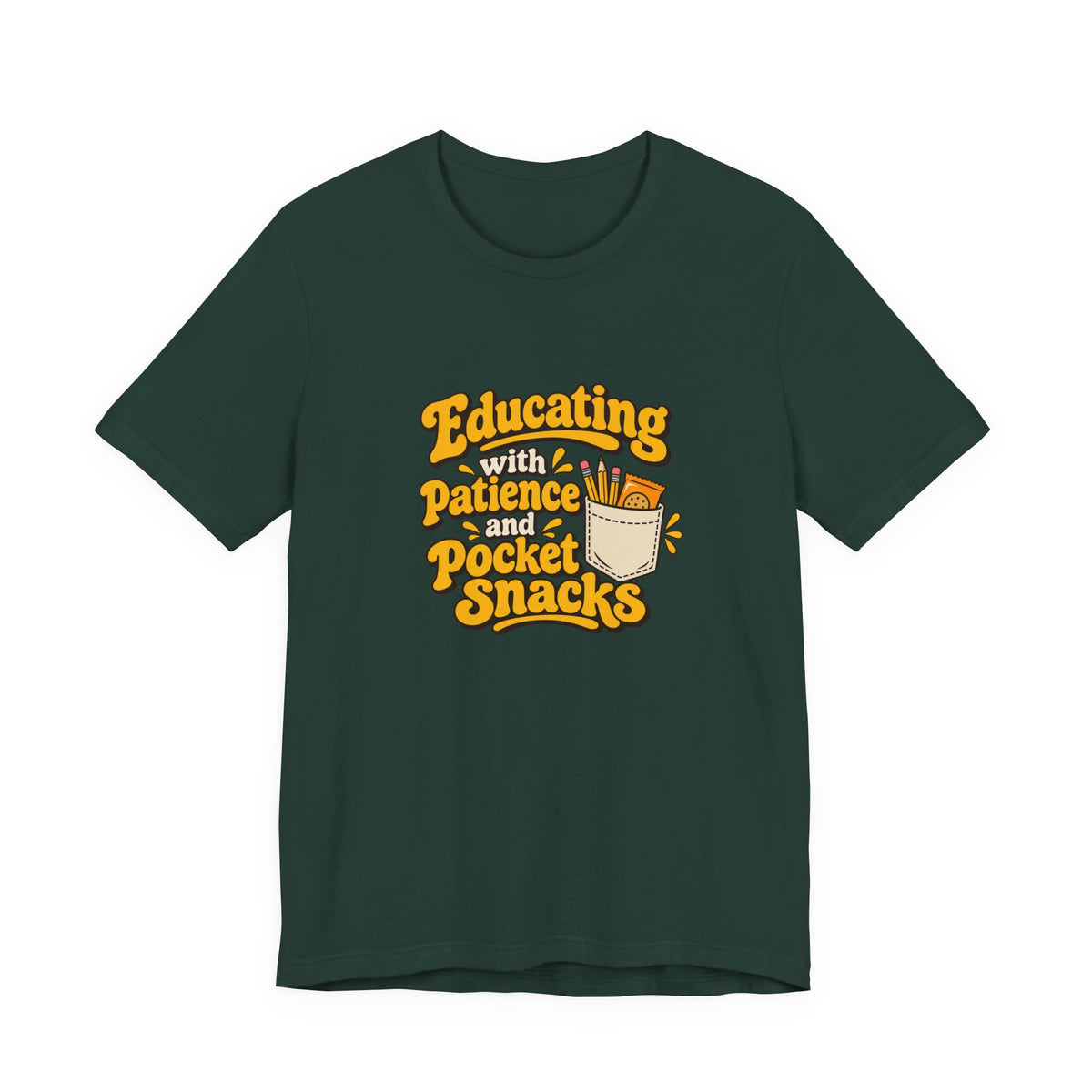 Pocket Snacks Teacher Vintage Tee