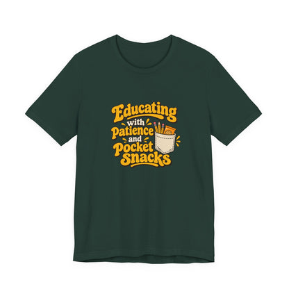 Pocket Snacks Teacher Vintage Tee