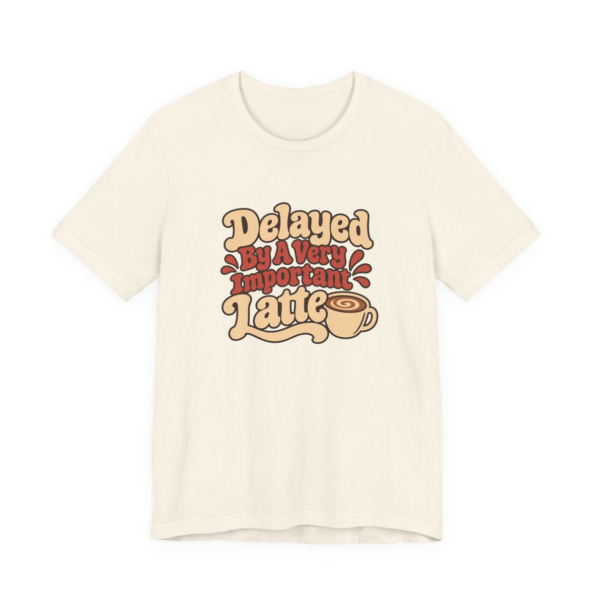 Latte Delay Retro Tee
