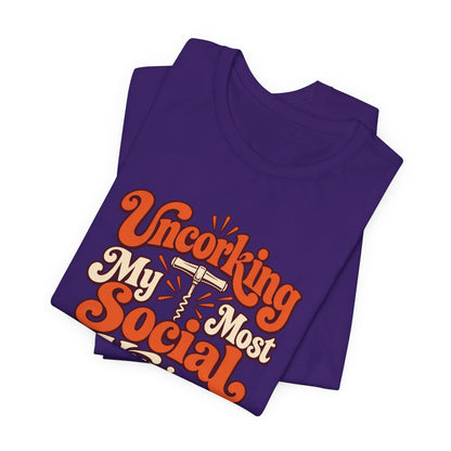 Social Version Wine Shirt