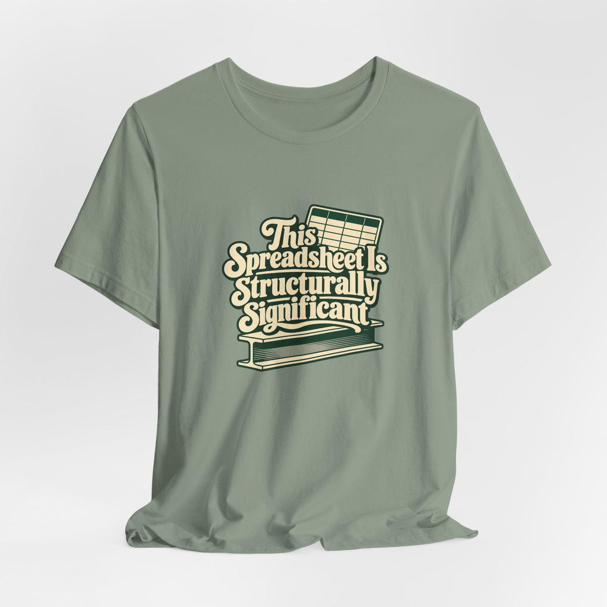 Spreadsheet Structural Support Tee