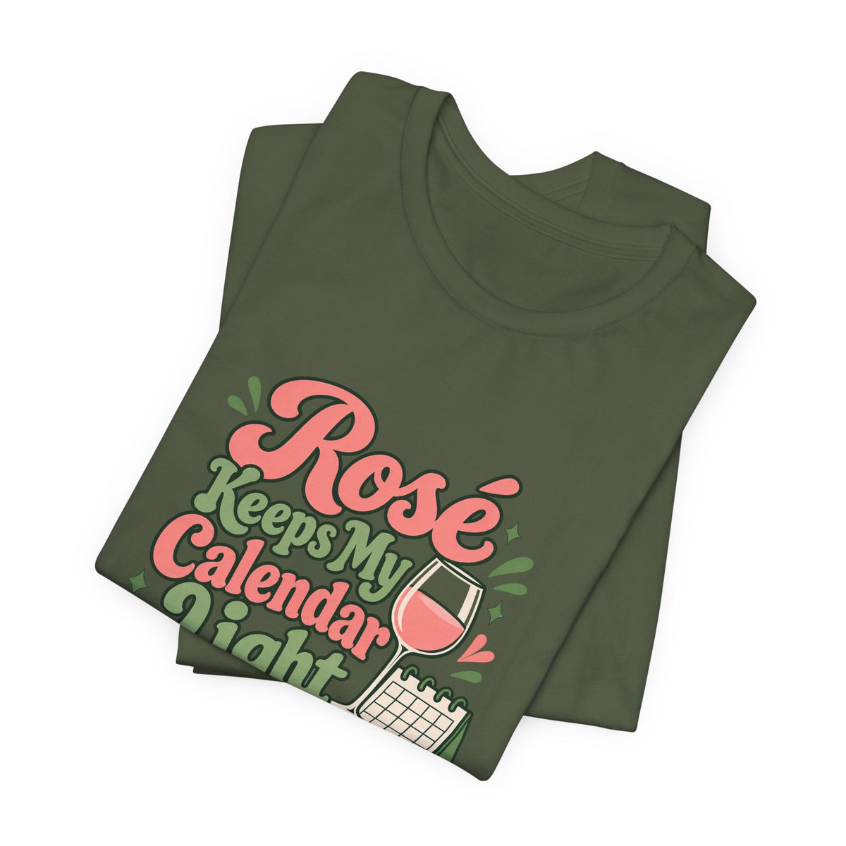 Rosé Calendar Retro Tee