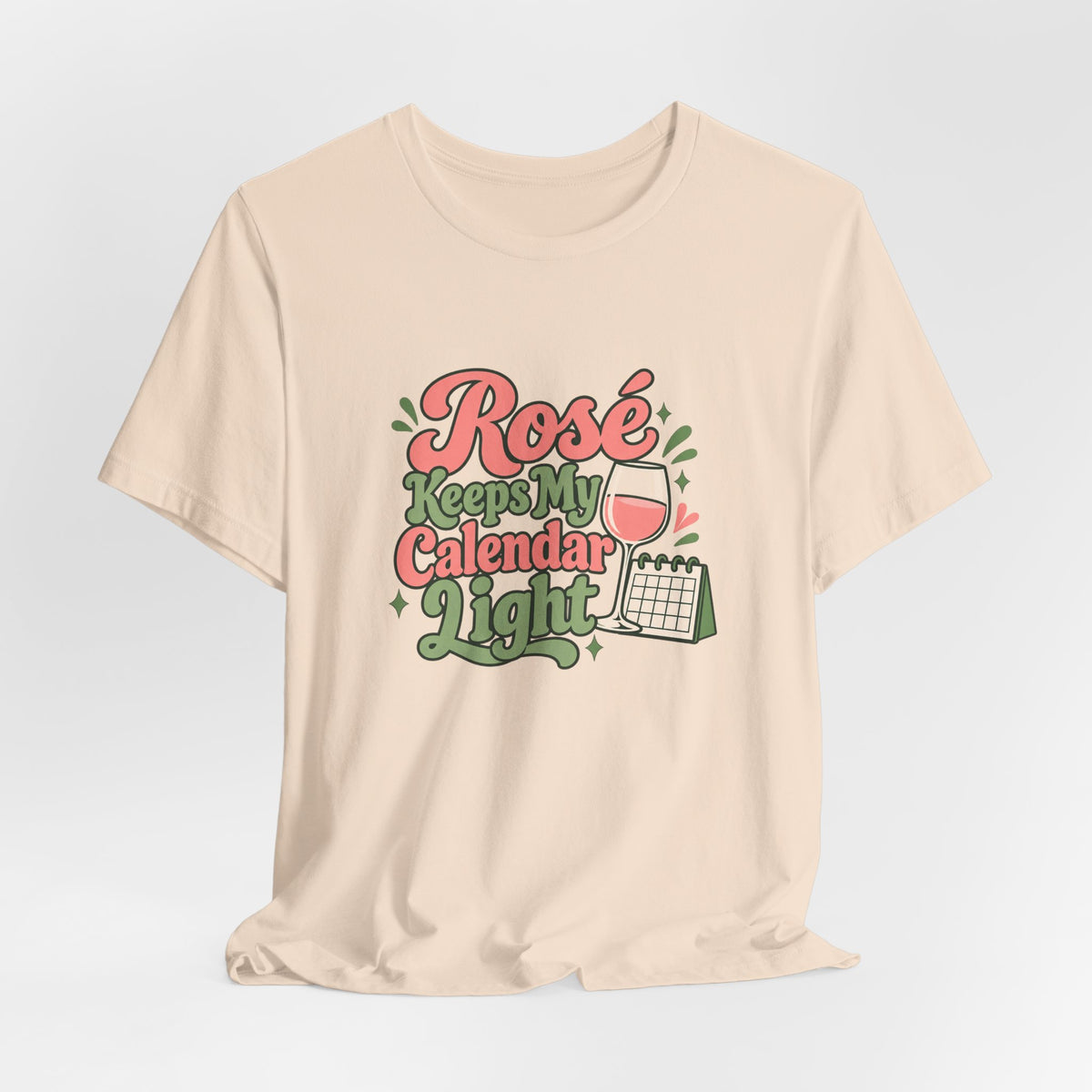 Rosé Calendar Retro Tee