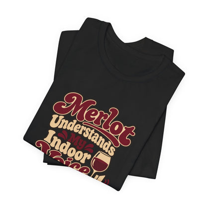 Merlot Indoor Voice Tee
