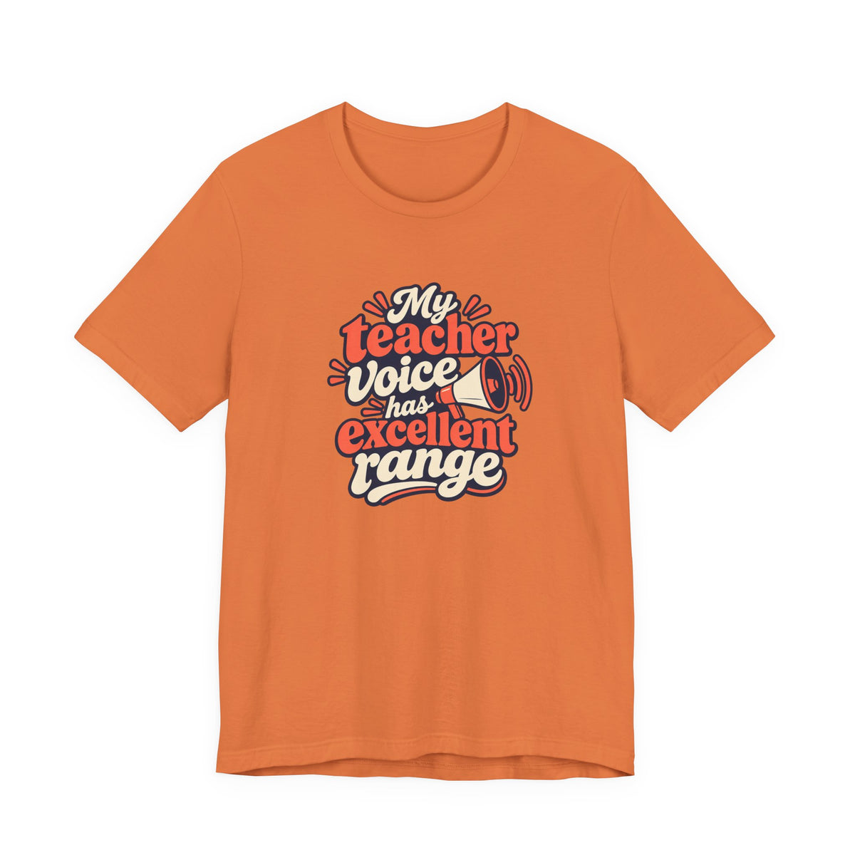 Teacher Voice Range Retro Shirt