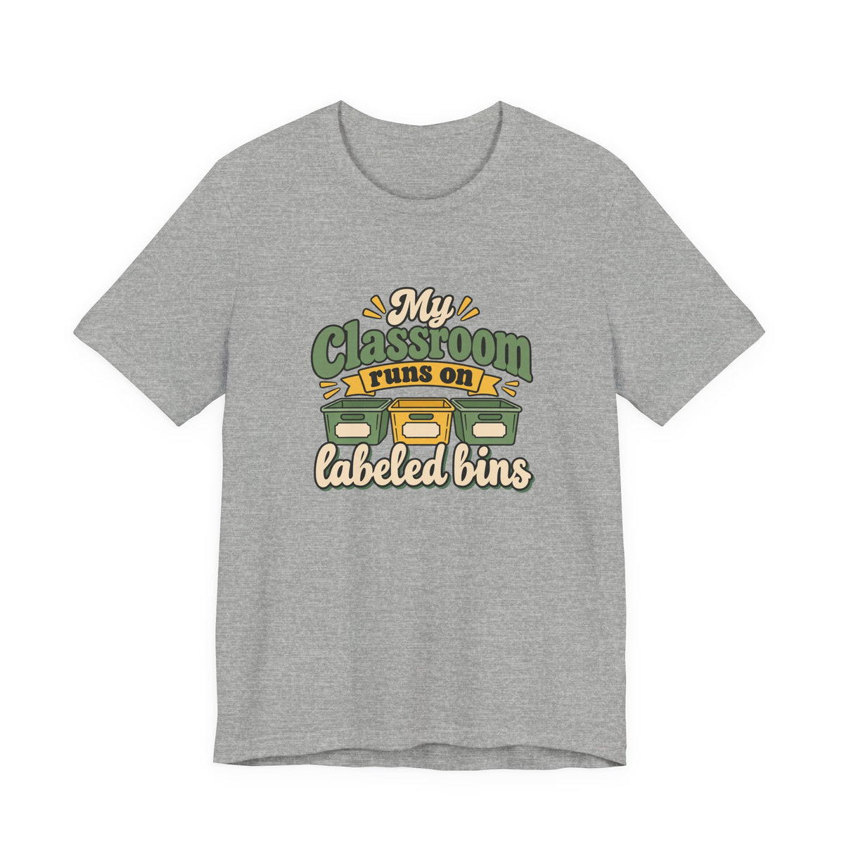 Labeled Bins Classroom Shirt