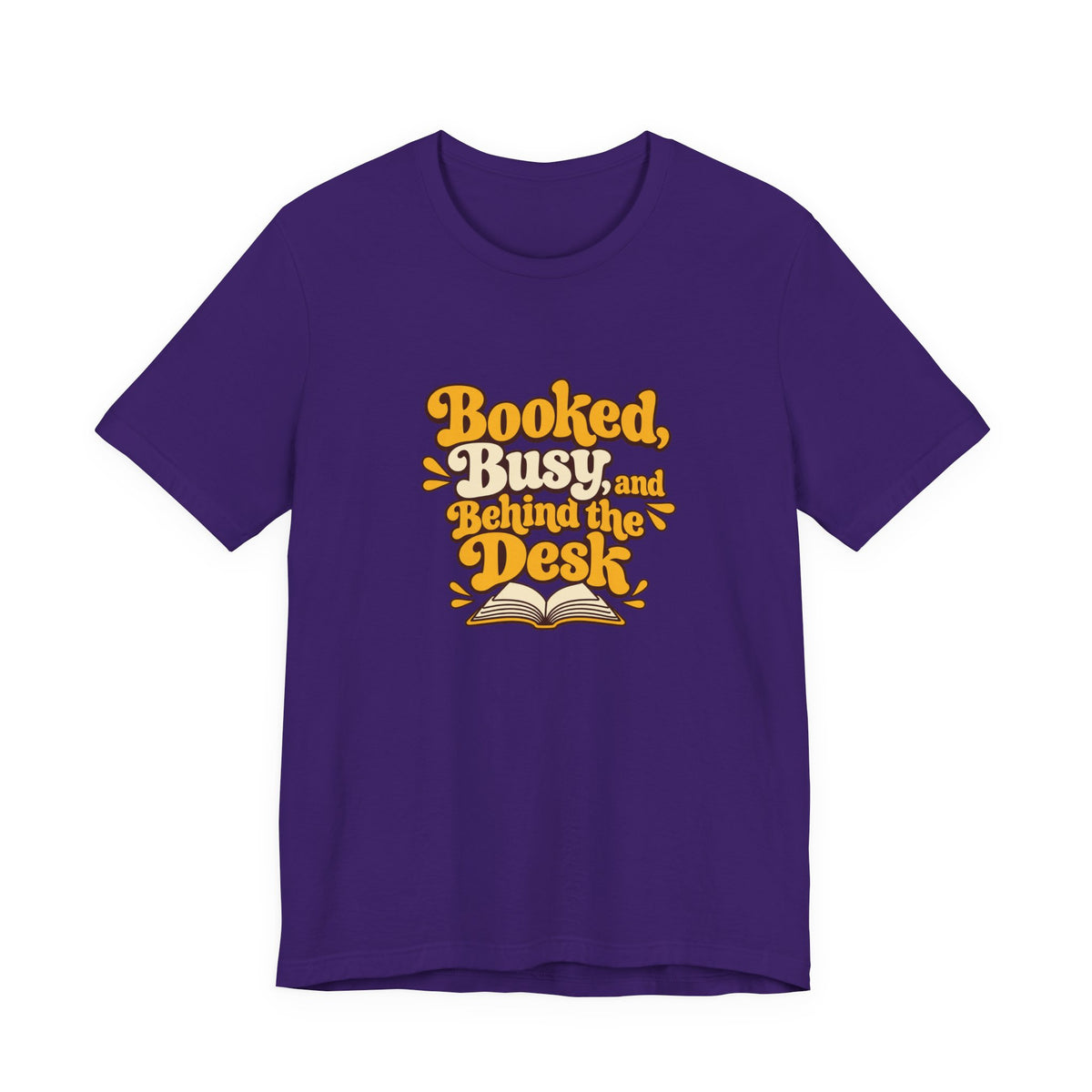 Booked And Busy Librarian Vintage Tee
