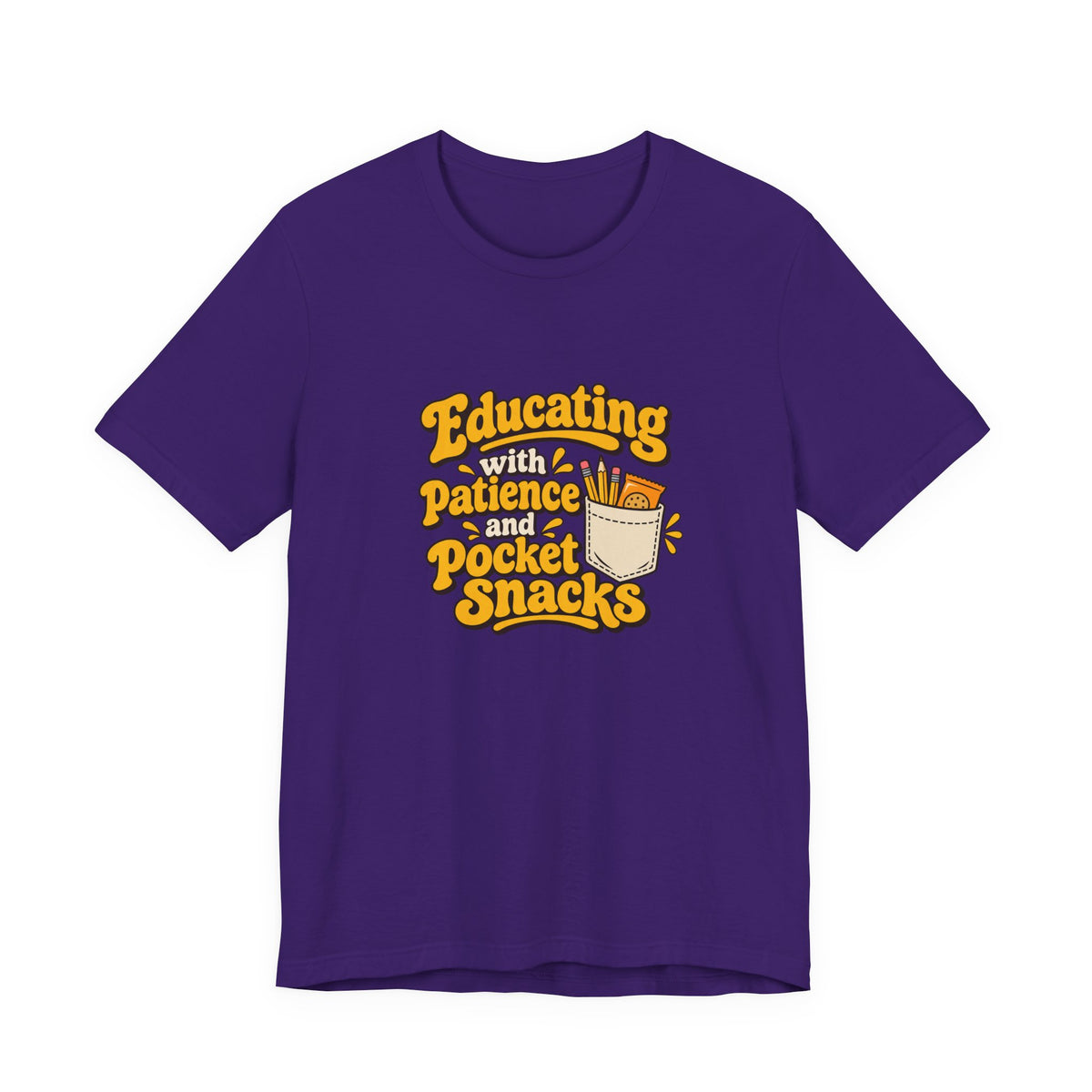 Pocket Snacks Teacher Vintage Tee