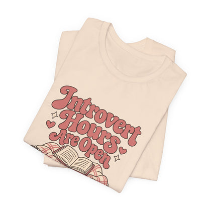 Soft Introvert Hours Tee