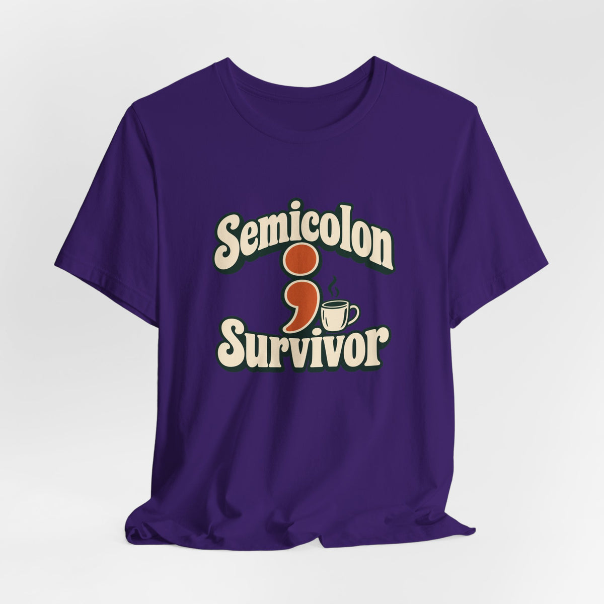 Semicolon Survivor Dev Tee